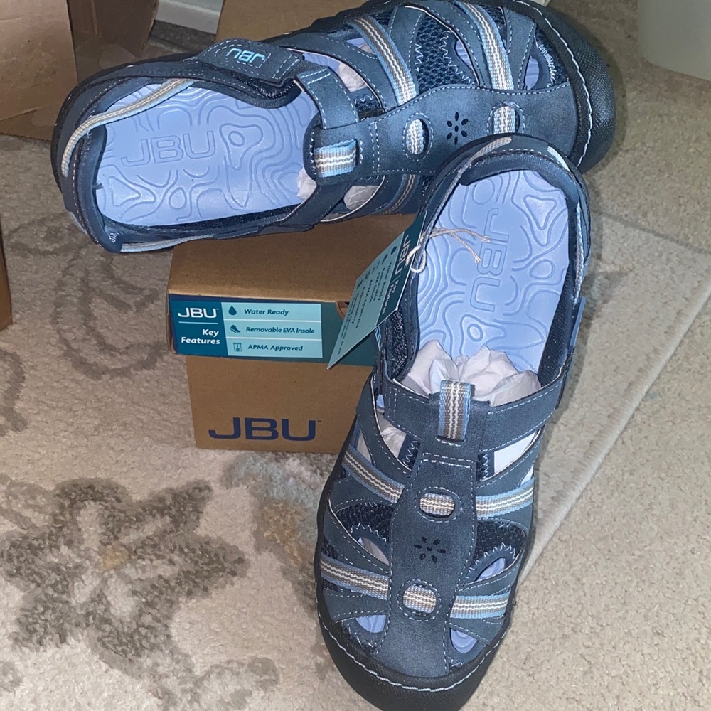 JBU Denim Blue Water Ready Shoes flats